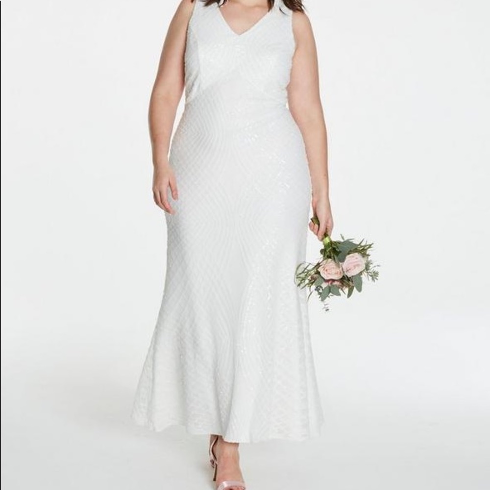 Joanna Hope Bridal Sequin Maxi Dress